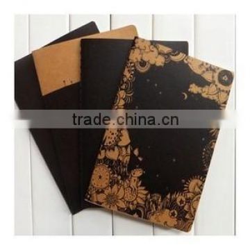 2016 professional kraft paper cover note books