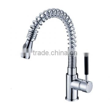 Brass spring loaded kitchen sink mixer tap faucets hot selling