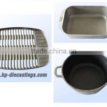 aluminum die casting fried pan and pot
