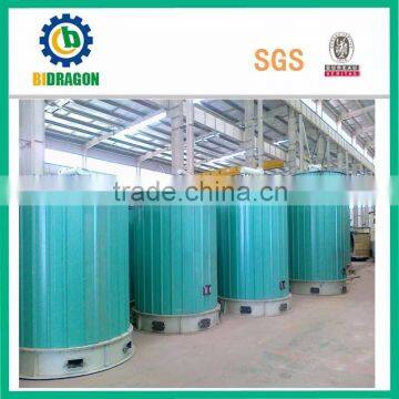Industrial waste wood fired thermal oil heater