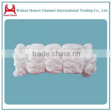 60/3 60/2 raw white 100% Polyester spun hank yarn hubei Wuhan produced