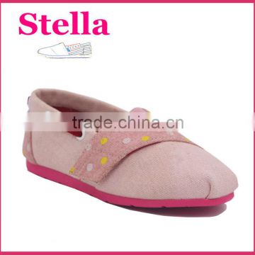 new model no lace casual latest girls canvas shoes