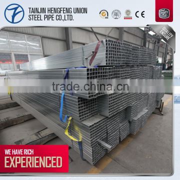 tianjin pre galvanized square steel tube