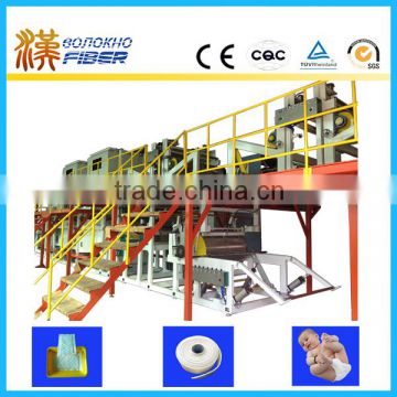 Airlaid absorbent paper making machine for food packing, Airlaid SAP absorbent paper production line for food packing