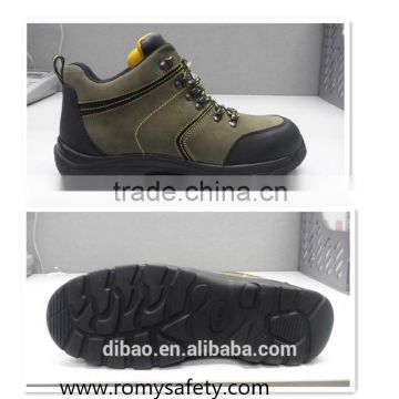 2016 hot sell genuine nubuck leather eva+rubber outsole safety workers shoes china supplier