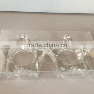 S2 GLASS CANDLE HOLDER USED BY PVC PACKAGE