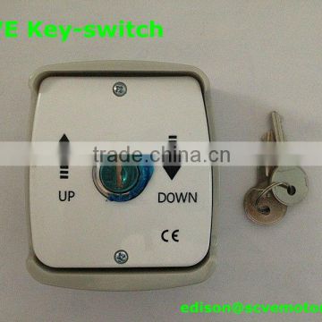 rolling shutter key switch/automatic rolling door key operated switch/key-selector for roller shutter