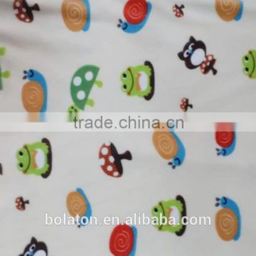 Shaoxing Supplier Super Soft Printed Velvet for Crib Liner/for Carpet