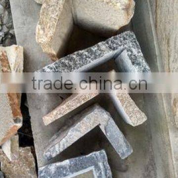 colorful kinds of natural stone corner for wall cladding