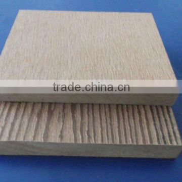 Vinyl Wood Plastic Composite Outdoor Solid Flooring, Both Side Smooth