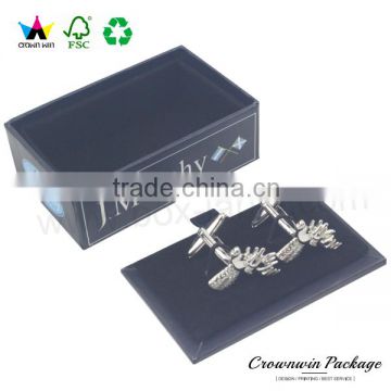 Hot Popular Cheap cardboard Cufflink Display Box Manufacturer