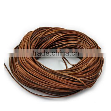 Factory Outlets OEM 5*2mm Leather Rope Necklace