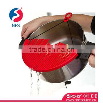 As Seen On TV Better Epandable Strainer Plastic Kitchen Water Strainer For Pot Pan Bowl