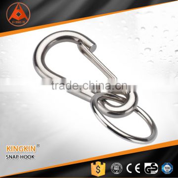 practical safety snap hook Stainless Steel simplified Collar Hook With Snap Hook