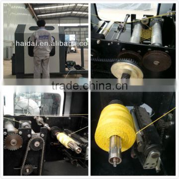 Twisting and winding pp split film twine winding machine for sale