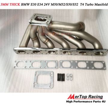 Mertop Race update 3.0mm thick B** T4/T3 Turbo Manifold E30 E34 24V M50/M52/S50/S52