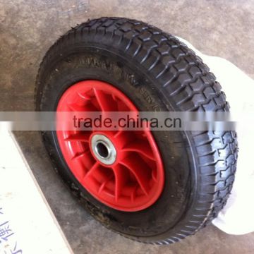 wheelbarrow rubber wheel with metal rim 4.50-8