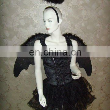 XDA11405 Adult Black Angel Costume