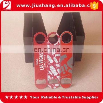 high quality red color stainless steel wine bottle opener custom