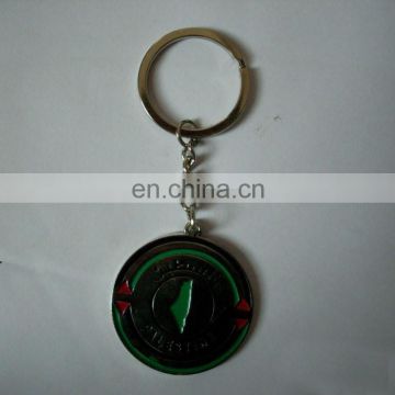 antique round shape Palestine key chain