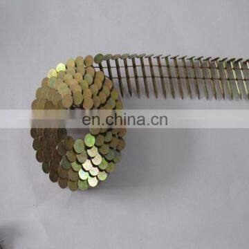 Factory direct sales 0.092" hot dipped galvanized pallet wire coil nails