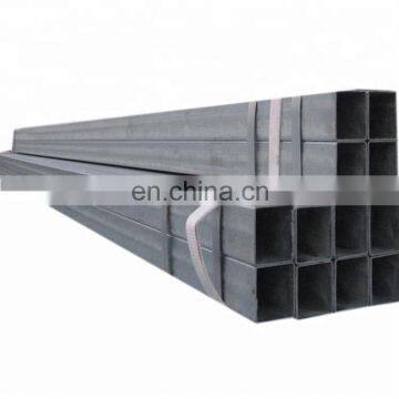 rectangular square pipe iso steel tube 25*50 pre galvanized hollow section