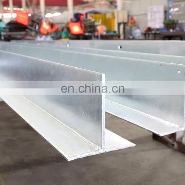 hot dip galvanized hot rolled welded drill cutting construction steel t bar