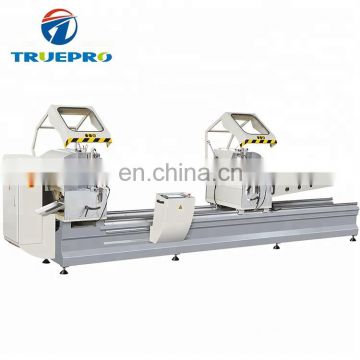 CNC double-head cutting machine aluminum window machine adopts numerical control technology for making doors and windows