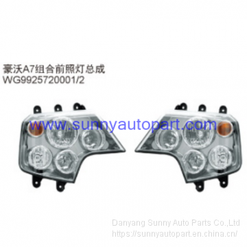 Hot Sell Sinotruk Truck Body Part Front Head Lamp Light for HOWO A7 WG9925720001/2