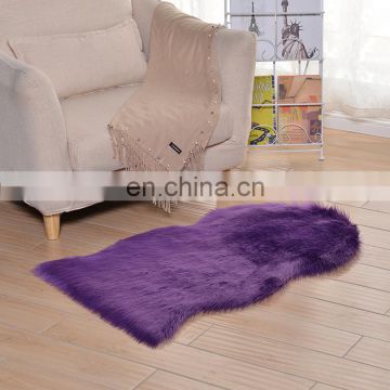 New fashion rug Long Hair White color Luxury sheepskin fur rug