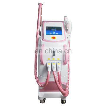 2020 Multifunctional 4 in 1 OPT SHR E Light IPL RF Nd YAG Laser Beauty Machine