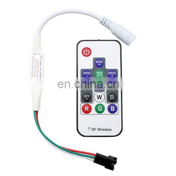 14 Key RF Remote Controller for WS2811 WS2812B Dream Color LED Strip Light