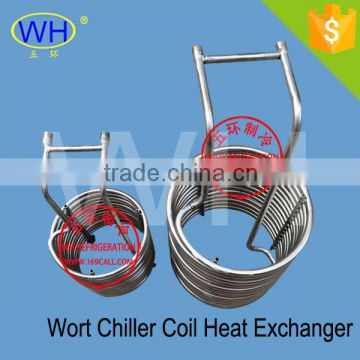 1/2" Wort Chiller Coil Heat Exchanger 304 stainless steel immersion coil heat exchanger
