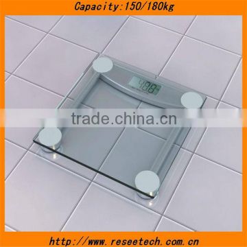 Electronic Bathroom Scale,Clear Glass Scale