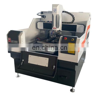 good quality 6060 cnc 4 axis router machine  carved in metal milling