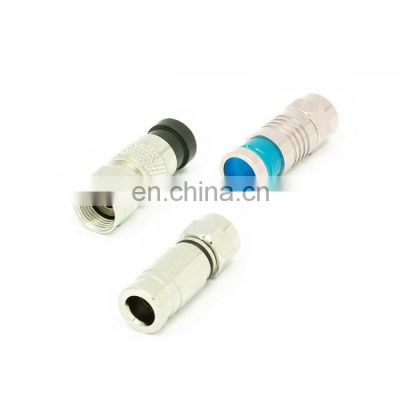 YUXUN F Type Connector RG 6 Male RG6 Compression Connector