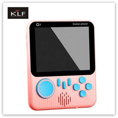 Mini G7 Game Console Handheld Game player 3.5 Inch 666 In 1 Retro video Games Console box with 2 players