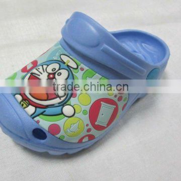 2013 eva 3d rubber kid shoes with flash light