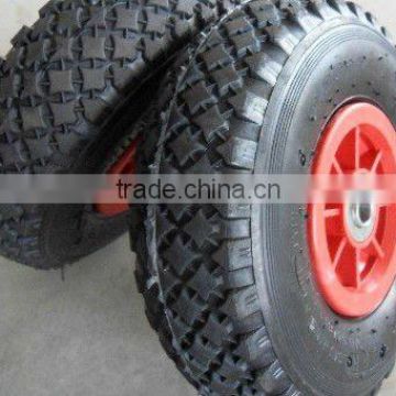 300-4 natural rubber wheels