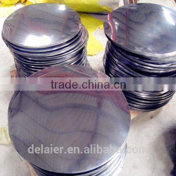 High quality 2B finish 201 202 304 316 stainless steel cirlce