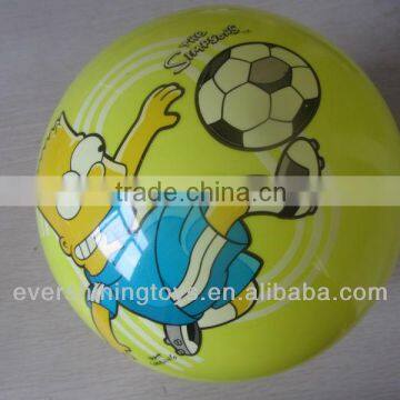 pvc sticker ball/pvc inflatable ball/cartoon sticker balls