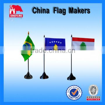Protable Tabletop Mini Table Flags Banner