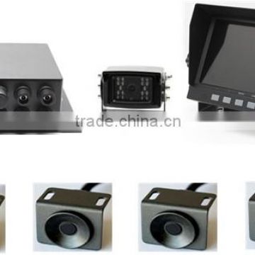 PS-7009 parking sensor/sensor parking system with cam&monitor for various heavy duty vehicles, with 0.4-5m detection