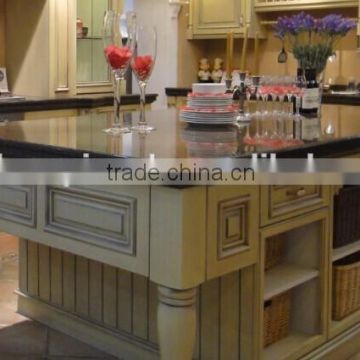 high end solid wood kitchen cabinet ,crown molding wood kitchen