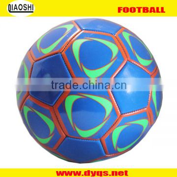 2016 hot sales NEW DESIGN PVC Machine Stitched football with logo customized