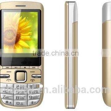 2.4 inch good price feature phone support audio record radio record