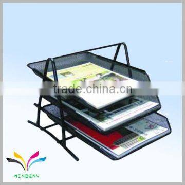 Metal Office Counter Table 3 Tires Good Quality Paper Stand