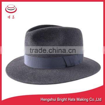 High Quality Wool Felt Fedora Hat
