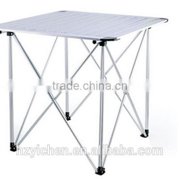 high quality 70*70 Aluminum lightweight outdoor folding table EP-13016-1