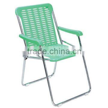 leisure plastic ratten foldable outdoor rental chair